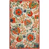 Nourison Home Aloha ALH17 Red Multicolor 3 ft. 6 in. X 5 ft. 6 in. Area Rug