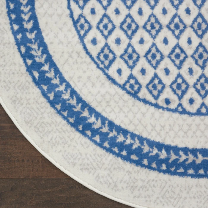 Nourison Whimsicle Area Rug WHS13-Ivory Blue