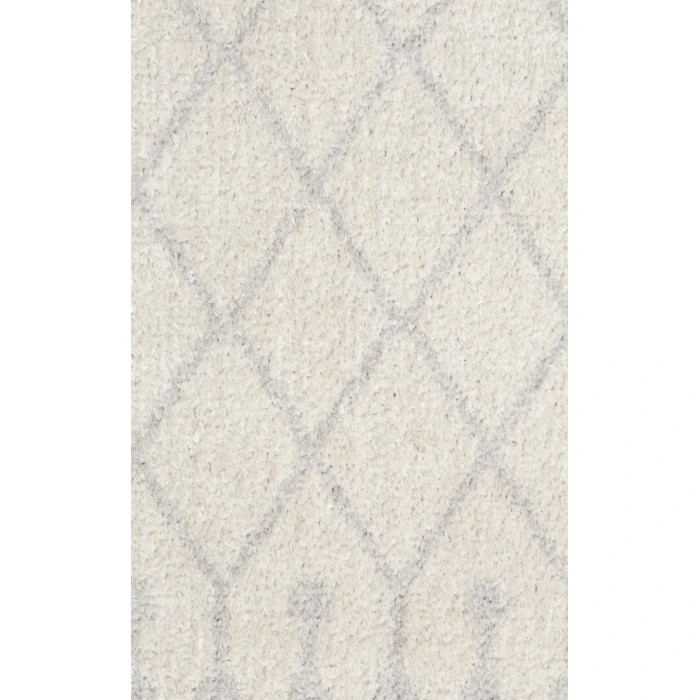 Nourison Astra Machine Washable Ivory ASW10 5 ft. 3 in. Round Rug