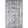 Nourison Home Astra Machine Washable ASW16 Dark Blue 6 ft. 7 in. X 9 ft. Area Rug