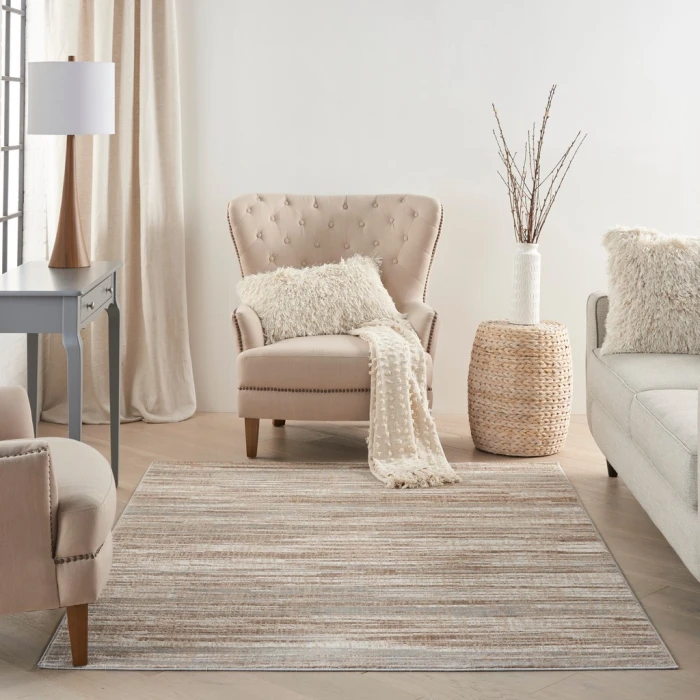 Nourison Elation Area Rug ETN01-Ivory Grey