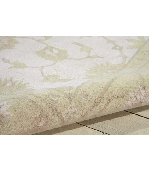 Nourison Home Zephyr Ivory/Green ZEP01 7ft.6in. x 9ft.6in. Rect. Rug
