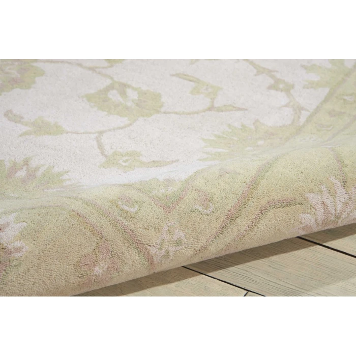 Nourison Home Zephyr Ivory/Green ZEP01 7ft.6in. x 9ft.6in. Rect. Rug