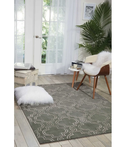 Nourison Home Vita Green VIT12 8ft. x 10ft. Rect. Rug