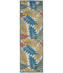 Nourison Home Aloha ALH18 Ivory/Multi 2 ft. X 6 ft. Area Rug