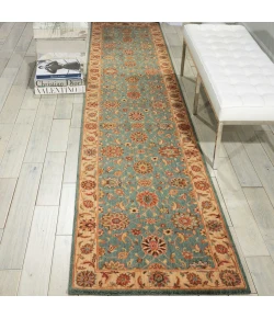 Nourison Home Living Treasures LI05 Aqua 2 ft. 6 in. X 4 ft. 3 in. Area Rug