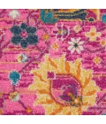 Nourison Passion Area Rug PSN01 Fuchsia 2'2" x 10'