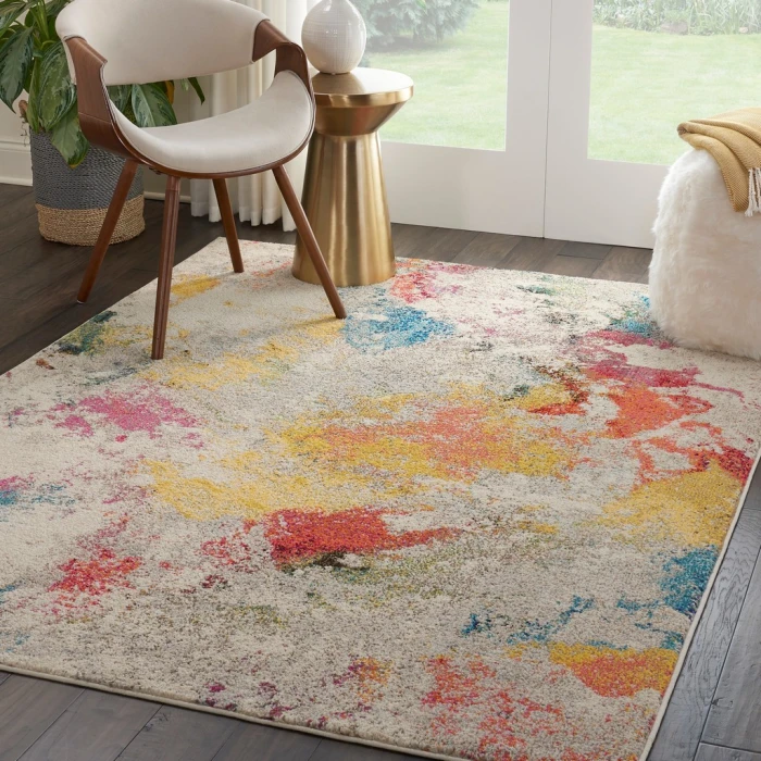 Nourison Celestial Area Rug CES12-Ivory/Multicolor