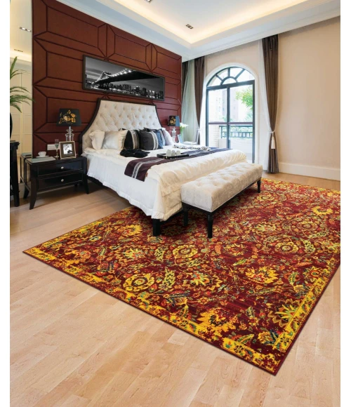 Nourison Home Timeless Red TML05 9ft.9in. x 13ft. Rect. Rug