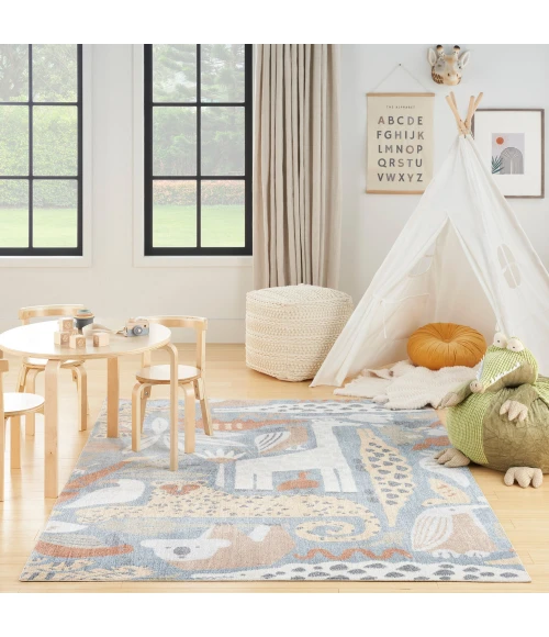 Nourison Astra Machine Washable Area Rug ASW01 Multicolor