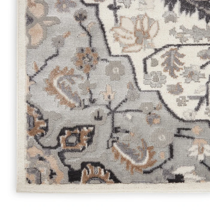 Nourison Elation Area Rug ETN09-Ivory Grey