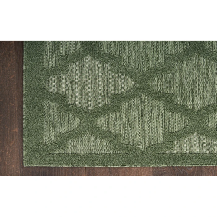 Nourison Easy Care Green NES01 2 ft. X 4 ft. Rectangle Rug