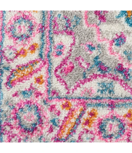 Nourison Passion Area Rug PSN20-Light Grey/Pink