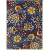 Nourison Home Aloha Blue ALH17 7ft. x 10ft. Rect. Rug