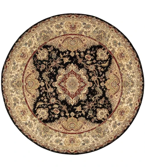 Nourison 2000 Round Area Rug 2028-Black