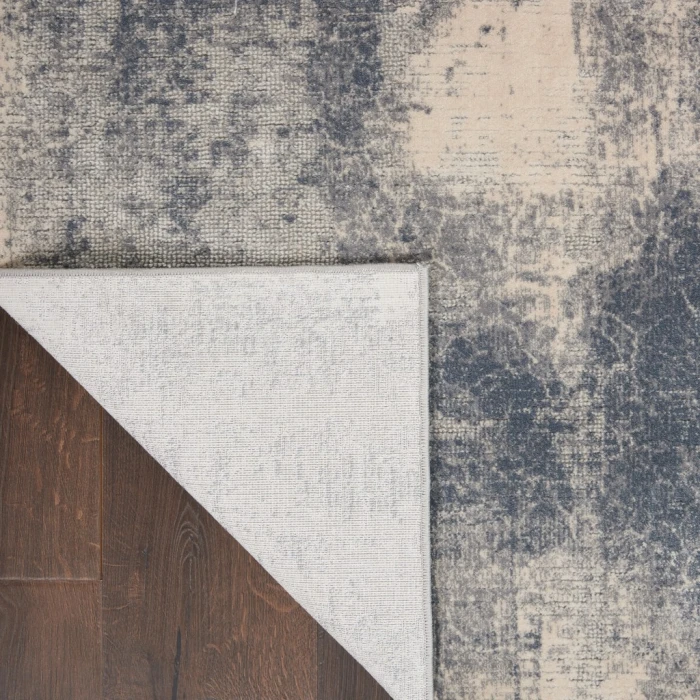 Nourison Rustic Textures Area Rug RUS02-Blue/Ivory