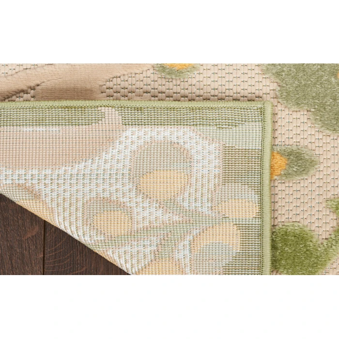 Nourison Aloha Ivory Green ALH17 2 ft. 3 in. X 8 ft. Rectangle Rug