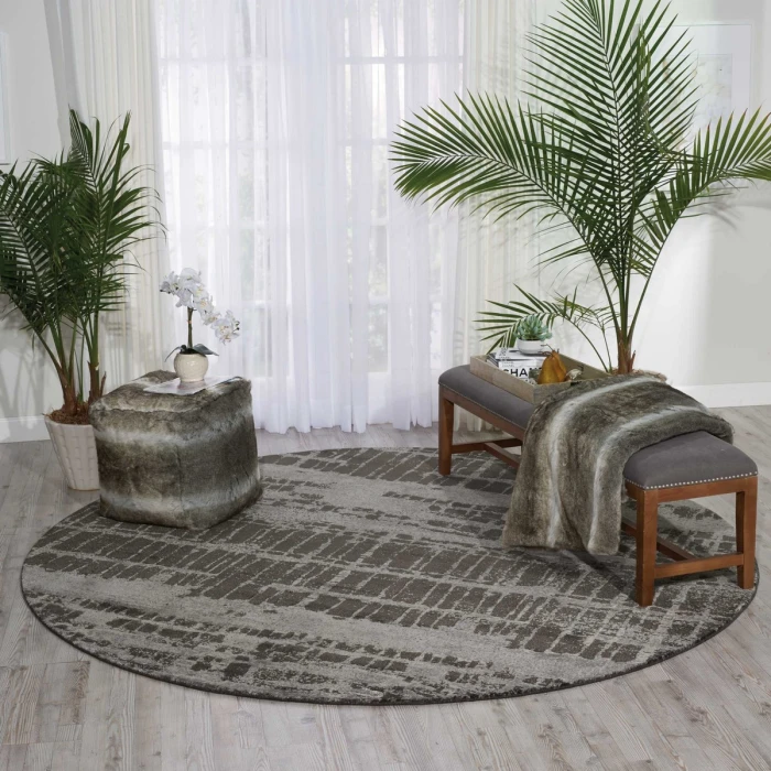Nourison Twilight Round Area Rug TWI10 Hazel 8' Round