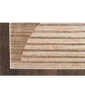 Nourison Astra Machine Washable Latte ASW03 6 ft. 7 in. X 9 ft. Rectangle Rug