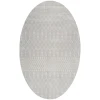 Nourison Home Astra Machine Washable ASW10 Grey 7 ft. 10 in. Round Area Rug