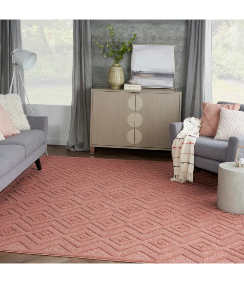 Nourison Versatile Area Rug NRV01 Coral/Orange