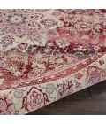Nourison Vintage Kashan Round Area Rug VKA01-Red