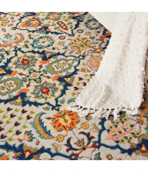 Nourison Allur Area Rug ALR03-Ivory Multicolor