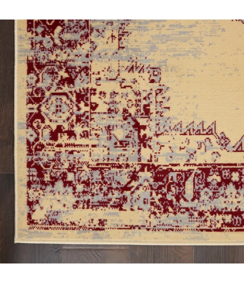 Nourison Grafix Area Rug GRF14-Cream Red