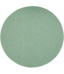 Nourison Home Positano POS01 Blue Green 8 ft. Round Area Rug