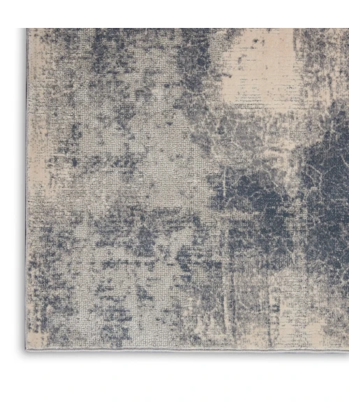 Nourison Rustic Textures Area Rug RUS02-Blue/Ivory