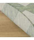 Nourison Positano Blue Green POS04 10ft. Round Rug