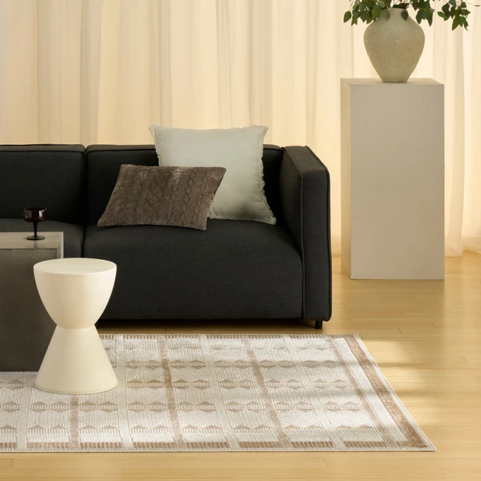 Nourison Home Nordic Taupe NRC06 5 ft. X 7 ft. Rectangle Rug