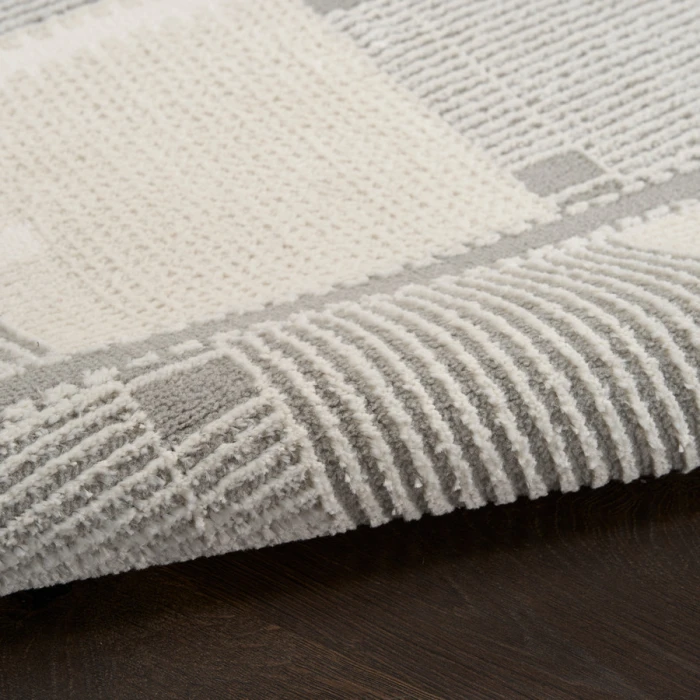 Nourison Home Nordic Ivory Grey NRC09 2 ft. X 6 ft. Rectangle Rug