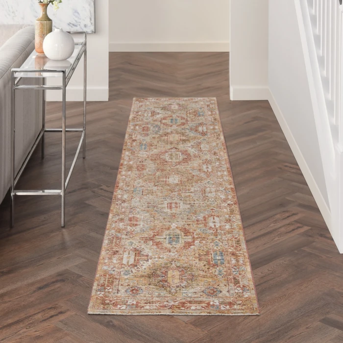 Nourison Sahar Rust SHR01 10 ft. Rect. Rug