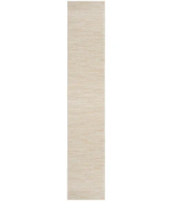 Nourison Home Nourison Essentials NRE01 Ivory Beige 2 ft. 2 in. X 12 ft. Area Rug