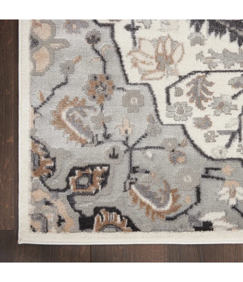 Nourison Elation Area Rug ETN09-Ivory Grey