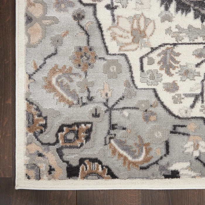 Nourison Elation Area Rug ETN09-Ivory Grey