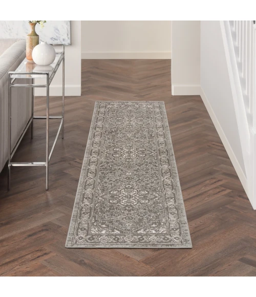 Nourison Quarry Grey QUA05 8 ft. Rect. Rug