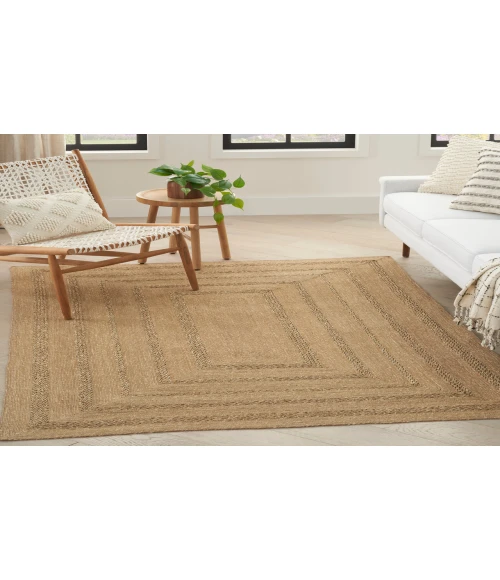 Nourison Natural Seagrass Natural NSG01 4 ft. X 6 ft. Rectangle Rug