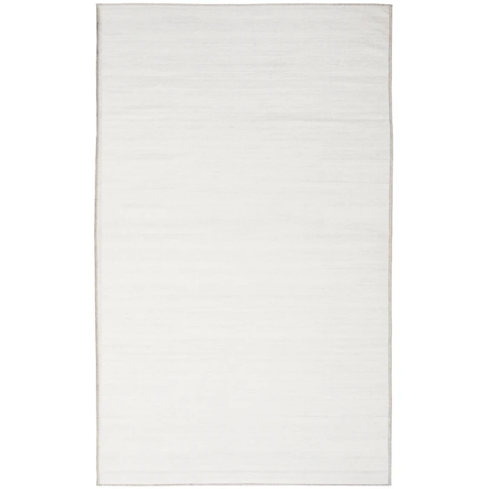 Nourison Washable Essentials Ivory Grey WAE01 2 ft. X 6 ft. Rectangle Rug