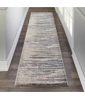 kathy ireland Home Moroccan Celebration Runner Area Rug KI387-Blue/Beige