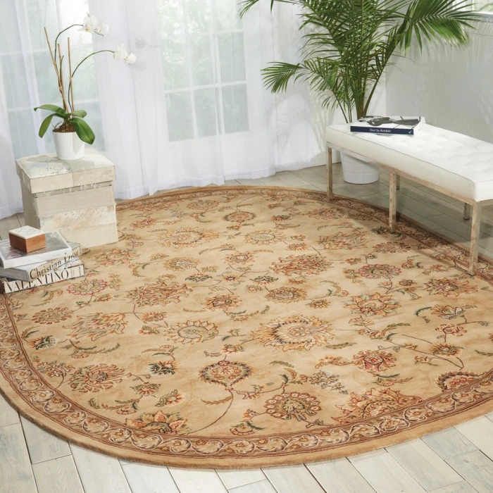 Nourison 2000 Oval Area Rug 2360-Beige