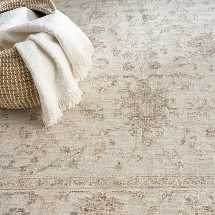 Nourison Shadows Ivory SHW07 9 ft. X 12 ft. Rect. Rug