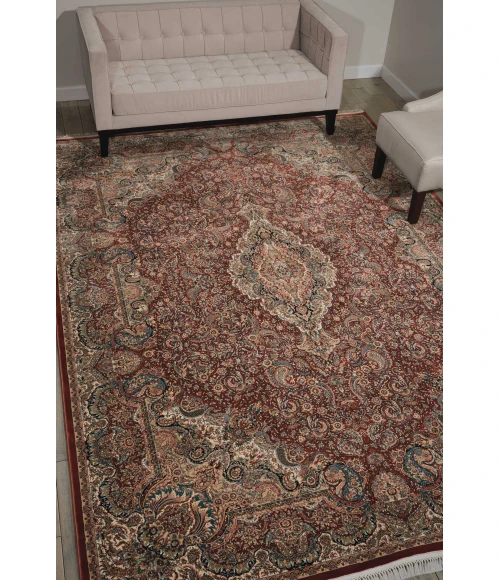 Nourison Home Persian Palace Red PPL02 7ft.10in. x 10ft.10in. Rect. Rug