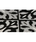 Nourison Aloha Black White ALH34 7’10” Round Rug