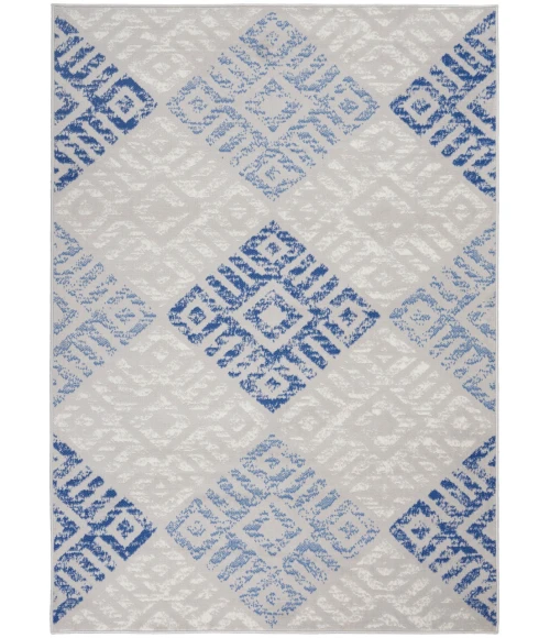 Nourison Whimsicle Area Rug WHS18-Grey Blue