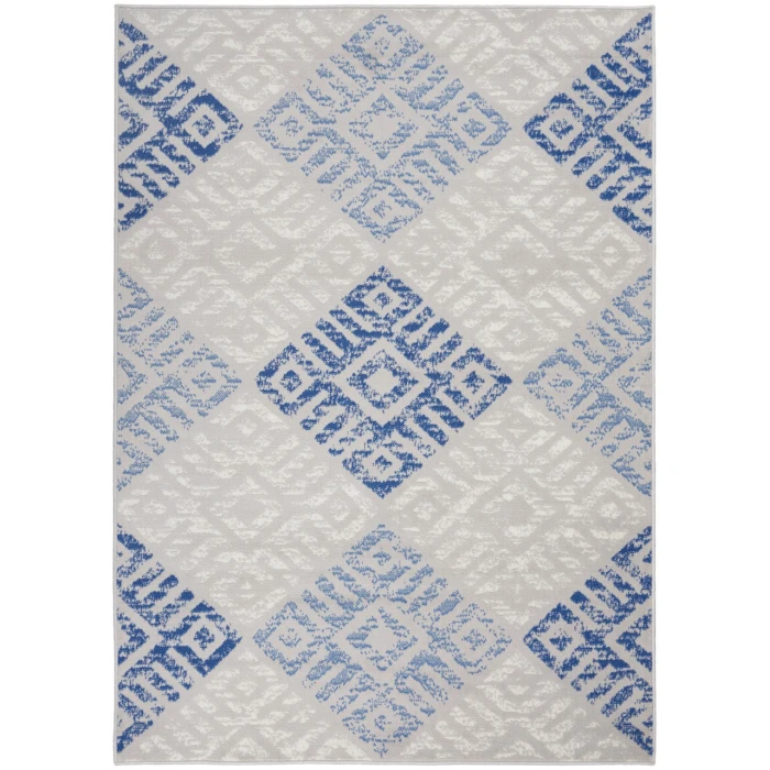 Nourison Whimsicle Area Rug WHS18-Grey Blue