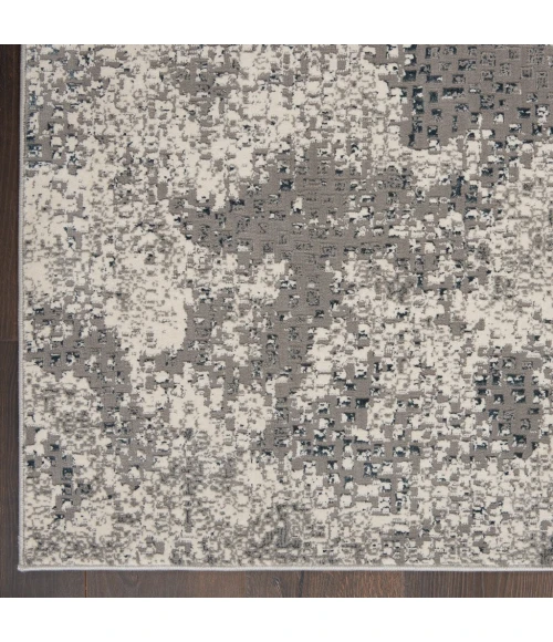 Michael Amini MA90 Uptown Area Rug UPT02-Ivory/Grey