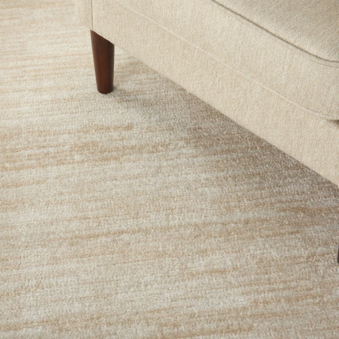 Nourison Essentials Ivory Beige Area Rug NRE01-Ivory Beige