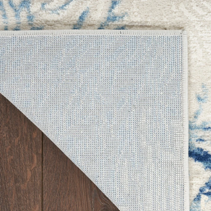 Nourison Seaside Ivory Grey Blue SDS04 9 ft. X 12 ft. Rect. Rug